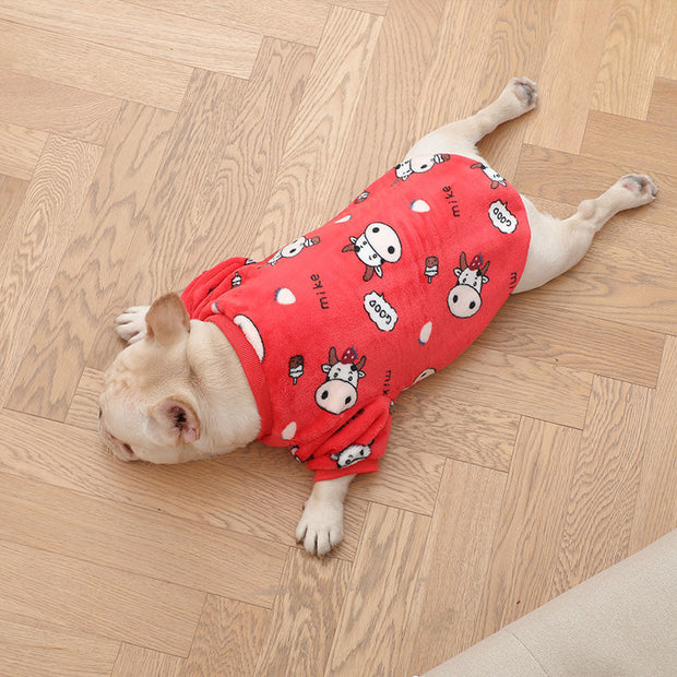 Pets Fashion Personality French Plush Pajamas