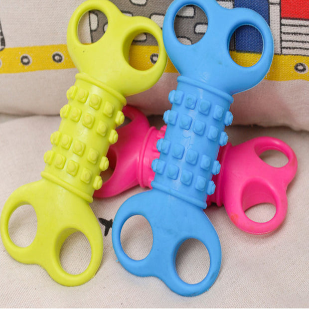 Silicone Bone Shape Chewing Toy Dog