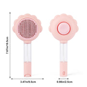 Spray Cat Brushes For Indoor Cats With Release Button Cat Brush For Shedding Massage Grooming Self Cleaning Slicker Brush For Dogs Cats Pet Brush Comb For Long Short Hair Cats Remove Loose Fur