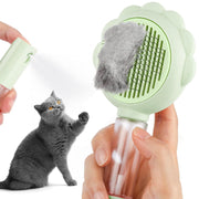 Spray Cat Brushes For Indoor Cats With Release Button Cat Brush For Shedding Massage Grooming Self Cleaning Slicker Brush For Dogs Cats Pet Brush Comb For Long Short Hair Cats Remove Loose Fur