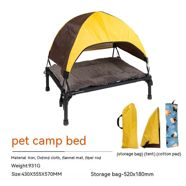 Camping Foldable Pet Bed Removable